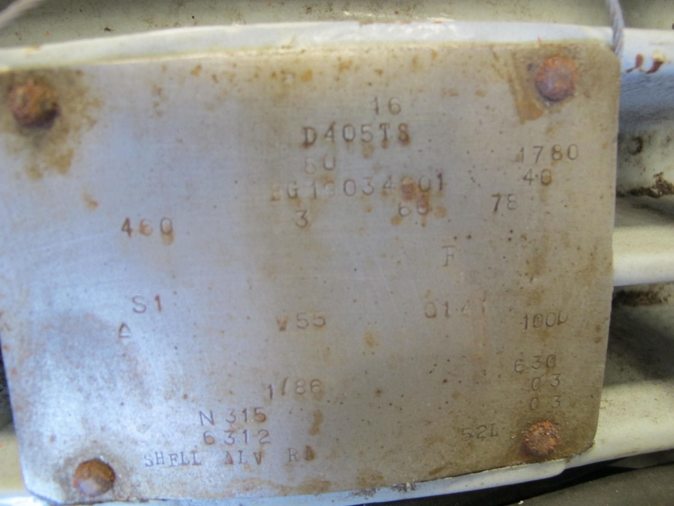 ASSEMBLY, PUMP AND MOTOR TYPE, INDUCTION KIND. 480V 2.2KW, 1720 RPM (W-44) LOADING & HANDLING FEE $15-